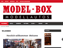 Tablet Screenshot of model-box.ch